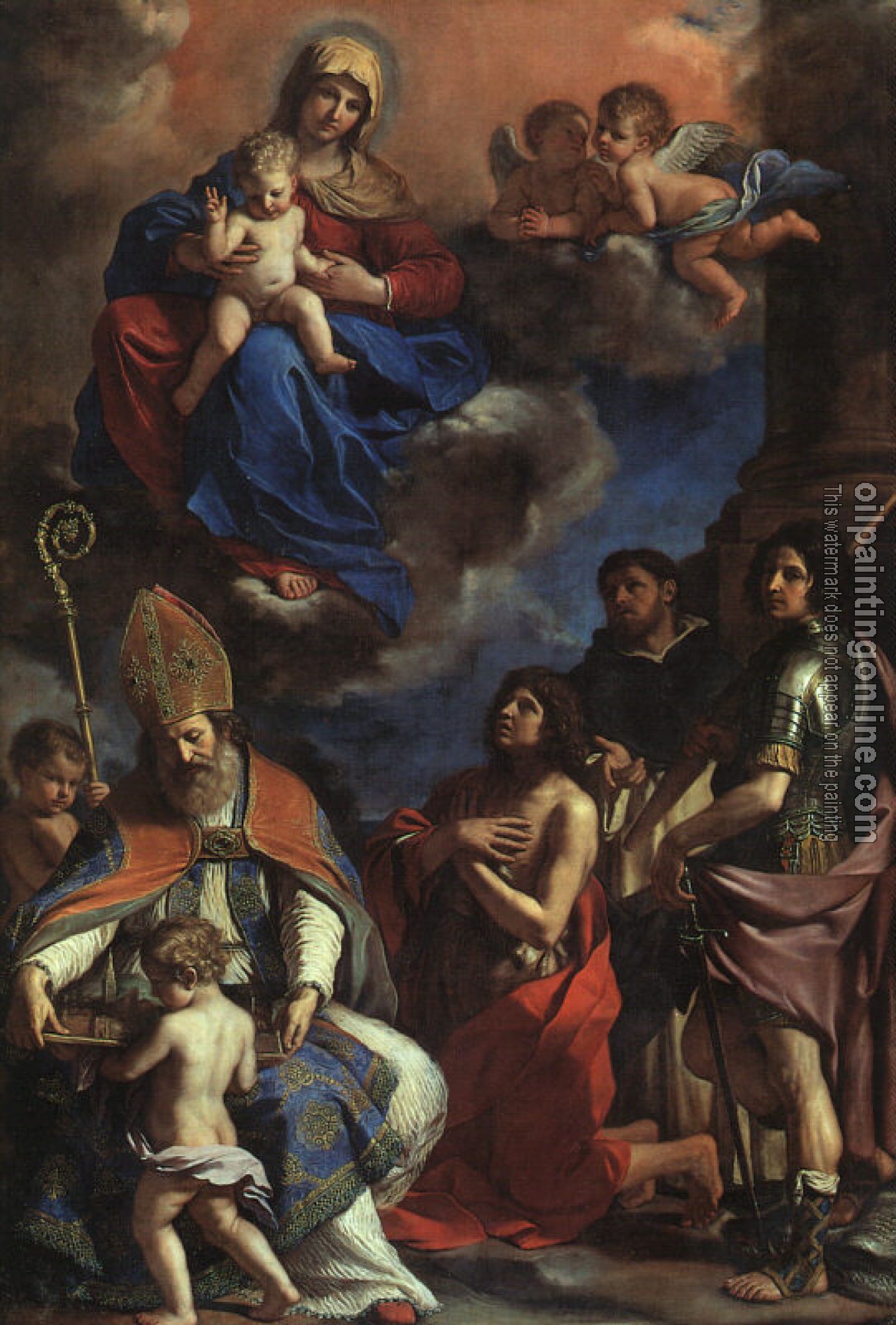 Guercino - The Patron Saints of Modena